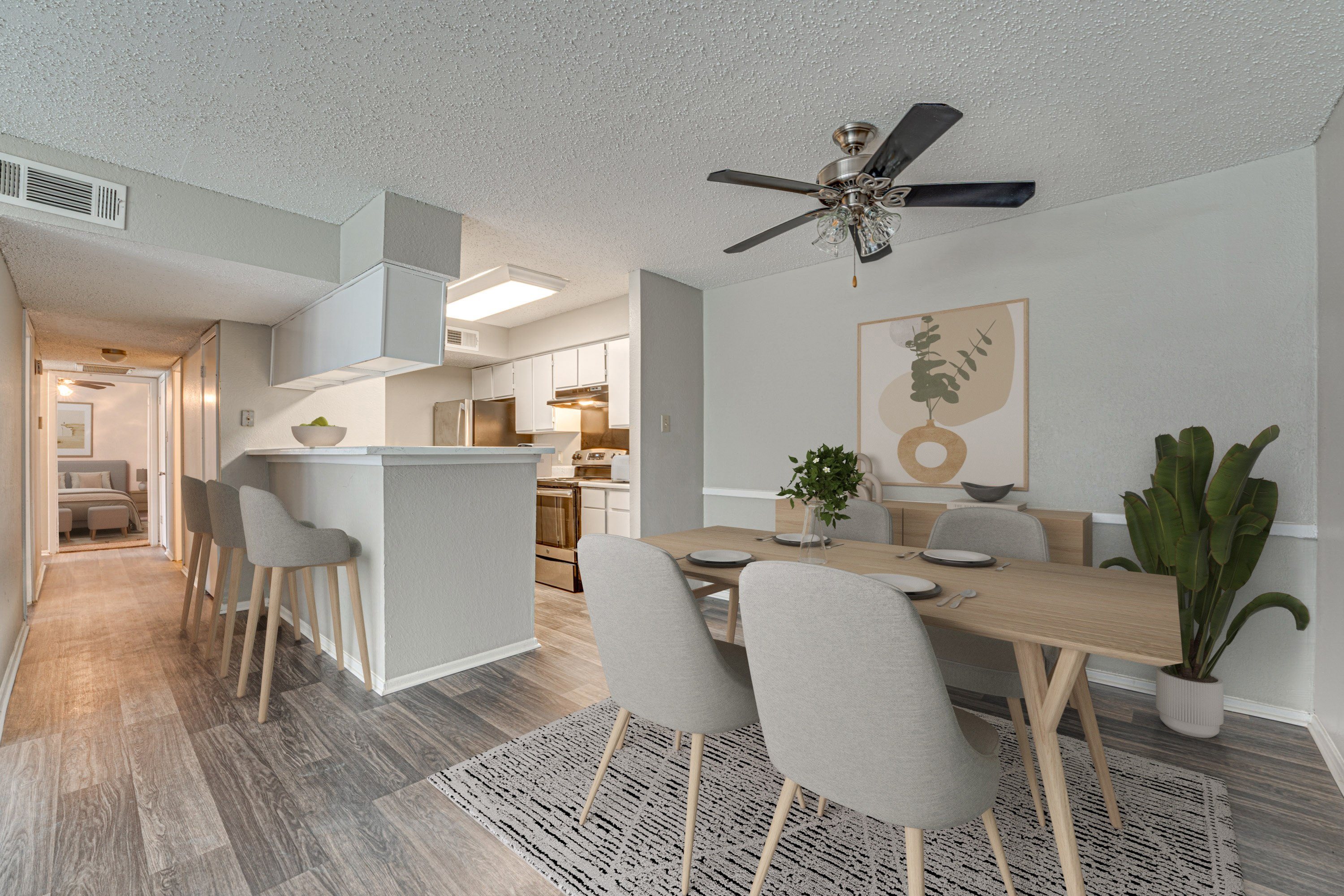 Apartment Dining at Bardin Oaks Apartments, Arlington, 76018
